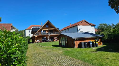 Usedom Apartamento | Holzhaus Usedom mit moderner Ausstattung SAUNA und Kamin