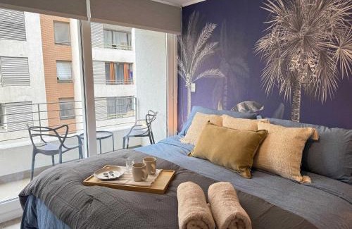 Downtown Santiago Apartamento | HOM I Depto con Parking 2D2B 5PAX MovistarArena