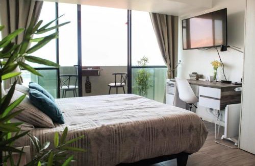 Historical District Apartamento | HOM I Depto Estudio con Vista al Mar y Estacionamiento 1016