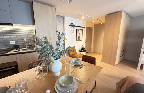 Lastarria Apartamento | HOM I LOFT Depto con Terraza Piso1 4PAX Lastarria