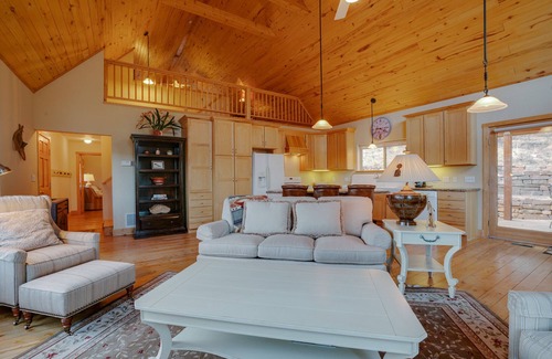 Angel Fire Casa | Home in the Woods with a Spacious Deck