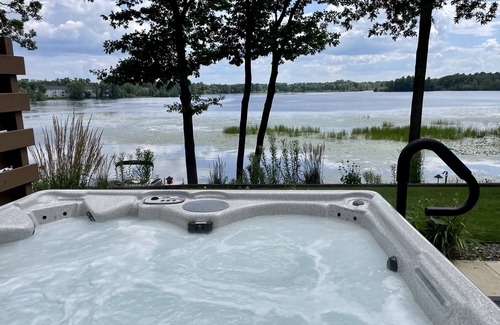 Wausau Casa | Home w/ hot tub, game room, sauna on Lake Wausau near Granite Peak