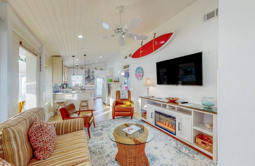 Kiska Beach Casa | Home with pool, central AC, & washer/dryer - walk minutes to beach
