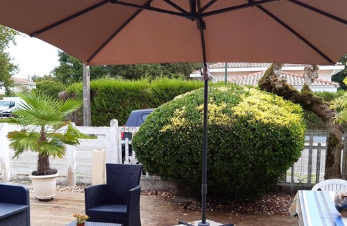 Taussat Casa | Homerez - ¡A 300 m de la playa! Casa para 4 pers. con jardín y terraza en Lanton