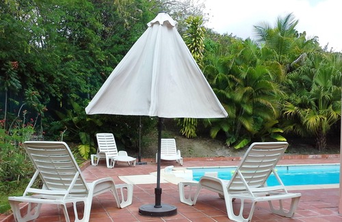 Quartier Desert Villa | Homerez - Villa a 500 m de la playa para 8 pers. con piscina, jacuzzi y terraza
