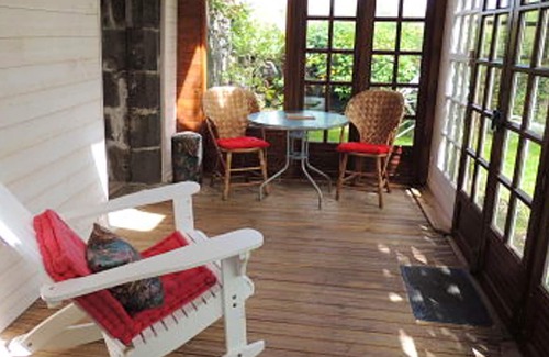 Olby Apartamento | Homerez - Apartamento para 3 pers. con piscina compartida y jardín en Olby
