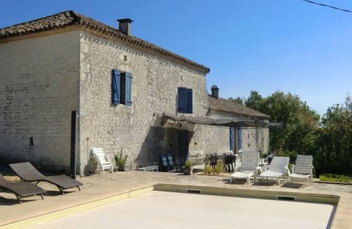 Fauroux Villa | Homerez - Grande villa para 12 pers. con piscina y terraza en Fauroux