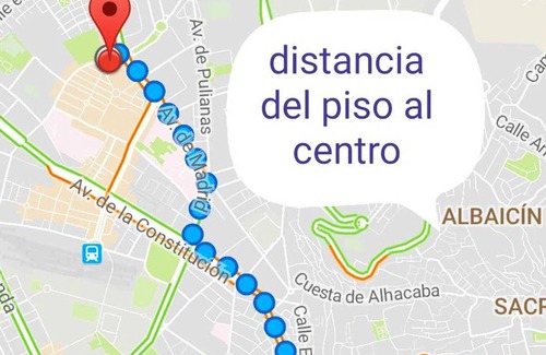Plaza de Toros-Doctores-San Lázaro Apartamento | Homerez - Bonito apartamento para 7 pers. con balcón en Granada
