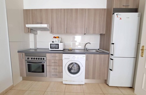Las Rosas Apartamento | Homerez - Nice appartement 1 km away from the beach for 2 ppl. with shared pool