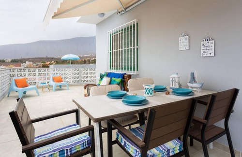 Arafo Casa | Homerez - Bonita casa a 4 km de la playa para 6 pers. con vistas al mar en Arafo