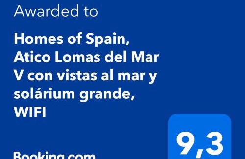 Vera Apartamento | Homes of Spain, Atico Lomas del Mar V con vistas al mar y solárium grande, WIFI