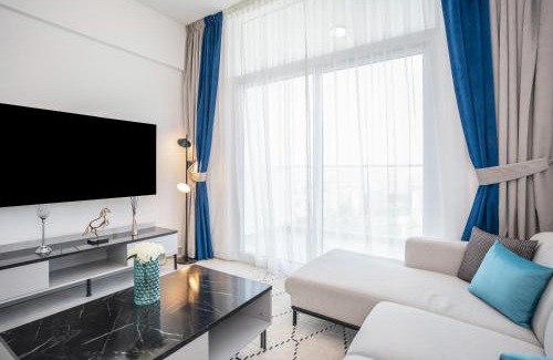 Discovery Gardens Apartamento | Homesgetaway -Spacious 1BR Apt in Pearlz by Danube