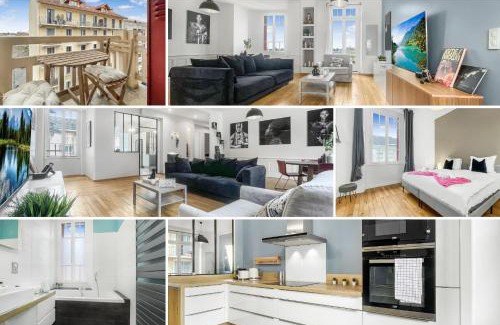 Annemasse Apartamento | HOMEY AWESOME - Proche Gare et Tram - Centre-ville - Balcon privé - Wifi gratuit