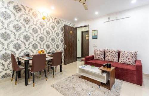 Delhi Apartamento | Homlee-Vintage 2BHK-Fort View-Bharat Mandapam-NDLS