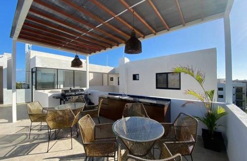 Ejidal Apartamento | Homy 2BR Apt with Pool, Gym, Terrace, BBQ, Parking