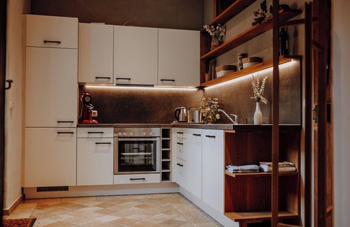 Oppurg Apartamento | Honeymoon suite with fireplace, private sauna and wellness garden with pool