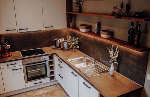 Oppurg Apartamento | Honeymoon suite with fireplace, private sauna and wellness garden with pool
