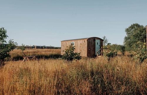 Bedfield Cabina | Honeysuckle Farm Hut 7 - Suffolk Farm Holidays