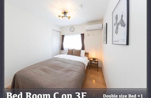Horikiri Apartamento | Horikiri House, 3-story home, 15 guests, Free parking, 103sqm