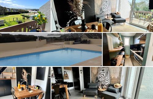 Guidel-Plages Casa | Horizon, vue mer, piscine chauffée