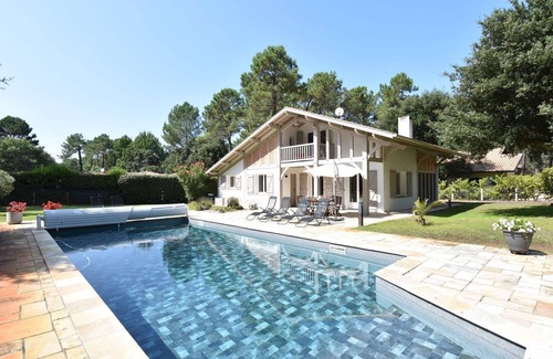Soorts-Hossegor Casa | Hossegor "CIGALON" Villa Landas con piscina climatizada para 8 personas.