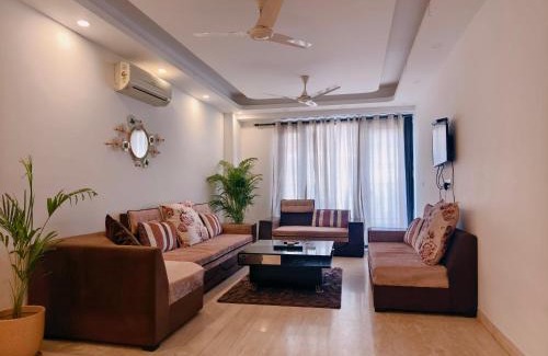 Greater Kailash Apartamento | Hostmystay- 3Bhk Terrace! Gk1 M block
