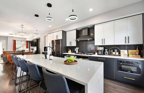 Lawrenceville Casa | ★ HostWise Stays ★ Rooftop Deck Sunsets, Fire Pit Nights, Walk to Fun