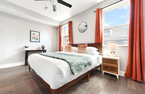 Lower Lawrenceville Casa | HostWise Stays - The Charlotte - Rooftop patio, Garage Parking, Prime Location, Large 3 Story Home