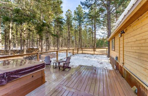 Angel Fire Casa | Hot Tub and Fireplace Cozy Angel Fire A-Frame Cabin