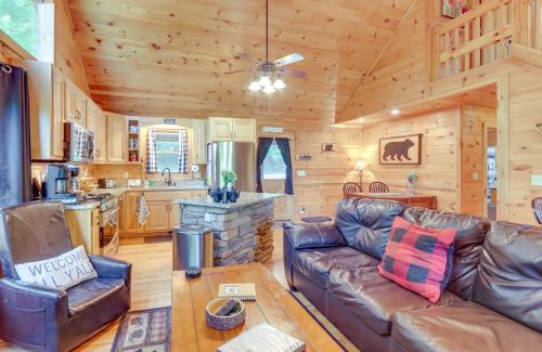 Morganton Casa | Hot Tub and Game Room Charming Morganton Cabin!