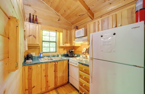 Vein Mountain Cabina | Hot Tub & On-Site Trails: Secluded Marion Cabin