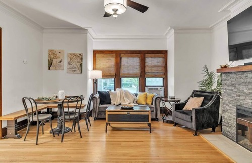Burns Park Casa | Hot Tub | Theater | Sauna | Deck | Fire Pit | Walk to Stadium/Downtown/Park