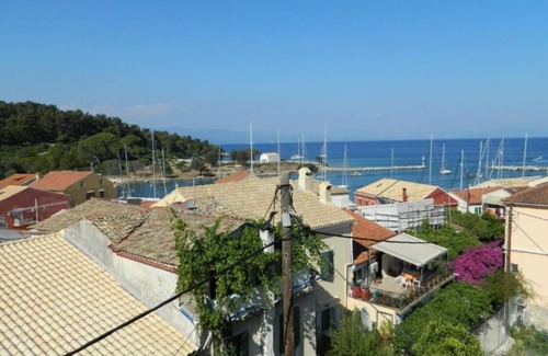 Gaios Apartamento | Apartahotel "Lefkas" con vistas al mar, jardín y Wi-Fi