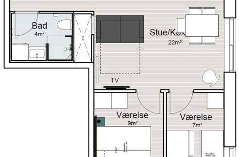 Nuussuaq Apartamento | Hotel Aurora Apartments