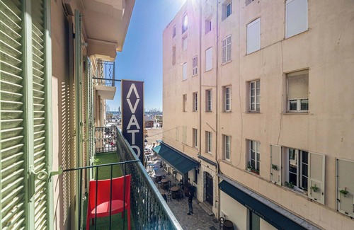 Cannes City Centre Apartamento | Hotel Avaton - Habitación Deluxe con balcón - Cannes Palais