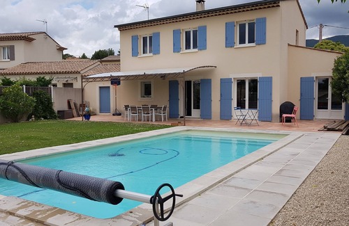 Cabrieres-dʼAigues Casa | Casa de 140 m² al sur de Luberon, piscina - Casa en Provenza, Luberon, piscina