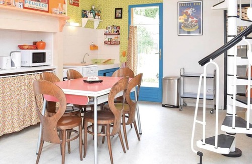 Le Bourg-Dun Casa | House 3 Km from the beach! Enclosed garden for your pet. Decorated 70