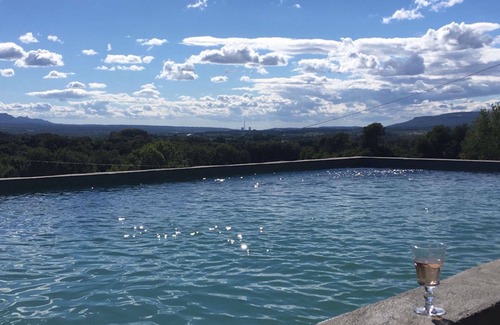 Pourrieres Casa | Casa 8/10 personas con piscina, magnífica vista de Ste Victoire