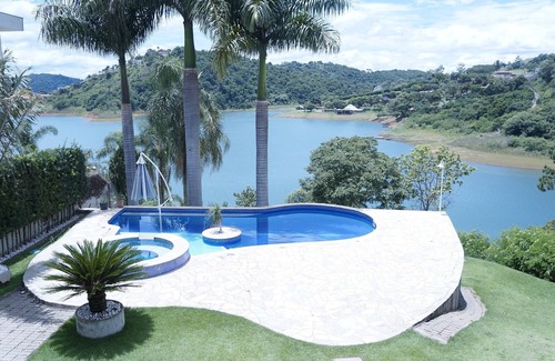 Igarata Cabaña | CASA A BEIRA DA DPRESA, PISCINA, CHURRASQ. HUERTO, 4 DORM. 5 BAÑO. EN COND. FEC
