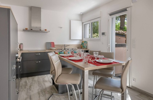 La Baule-Escoublac Chalet De Esquí | Casa para 4 con jardín a 1km de la playa