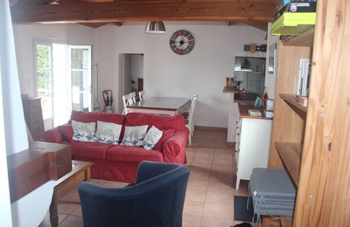 Noirmoutier-en-l'Ile Casa | Casa planta baja con jardín cerca del centro de la ciudad ya 1 km de las playas.