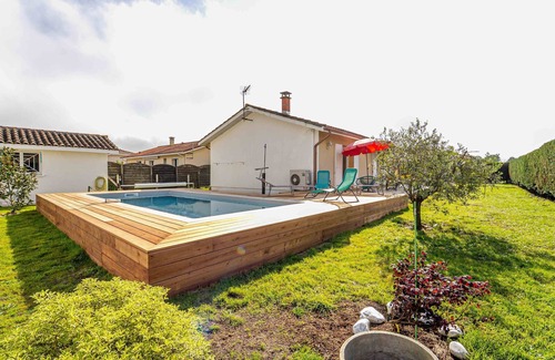 Mimizan Casa | Casa en Mimizan con jardín y piscina privada para 6 personas