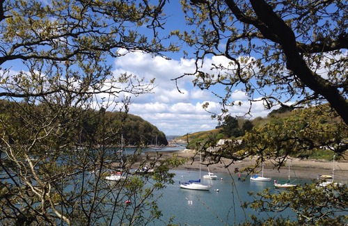 Noss Mayo Casa | Casa con vistas espectaculares del estuario en Noss y Newton. Paseos por la costa, pubs