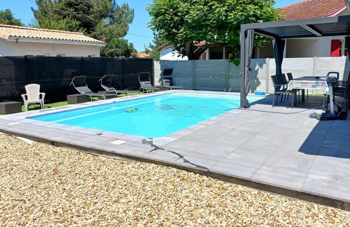 Audenge Casa | House of 2021, 50 M from the city center, air-conditioned, heated swimming pool