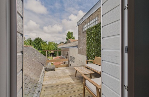 La Baule-Escoublac Chalet De Esquí | Casa con jardín y terraza – 6 ad./2 niños