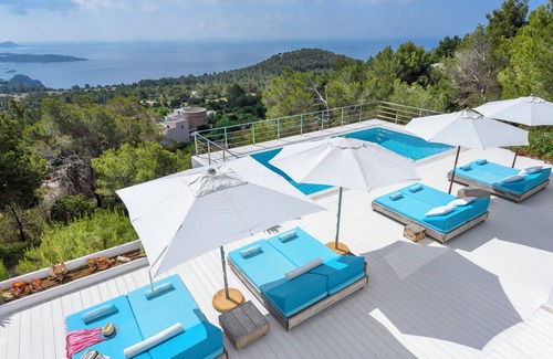 Sant Josep de sa Talaia Casa | HOUSE WHITE PEARL IN ESt CUBELLS IBIZA 6 ROOMS AND BATHROOMS AND AMAZING SEA VIEW
