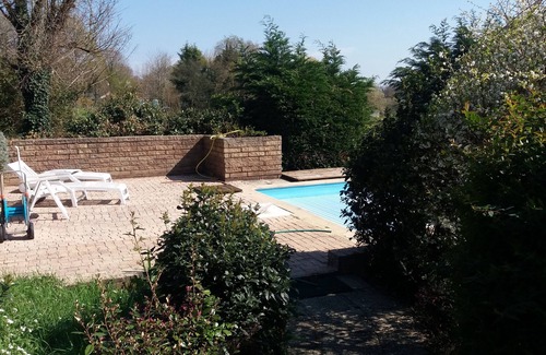 Saint-Vincent-sur-Oust Casa | Casa con piscina cerca de Rochefort en Terre y Gacilly