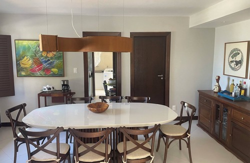 Canto do Mar Casa | House with 5 bedrooms in front of the sea (feet in the sand) in Guarajuba