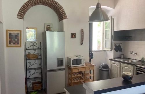 Rogliano Apartamento | Casa con vistas al mar y montaña, jardín, aire acondicionado, comodida