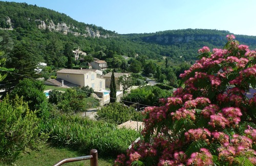 Saignon Casa | Casa encantadora, hermosa vista del Luberon, jardines en terrazas, Terraza